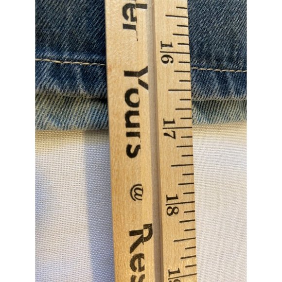 Wild Fable Womens Patchwork Denim Mini Skirt Size 12 Light Blue/Navy Minimalist - Picture 7 of 13